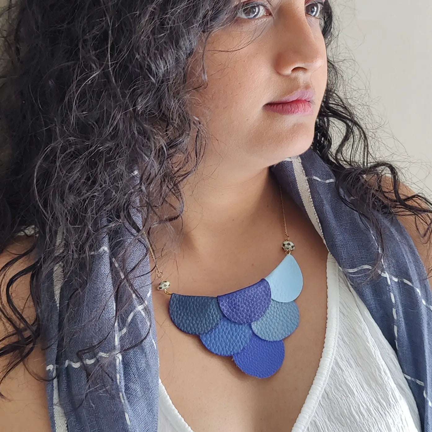 Shades Of Denim necklace